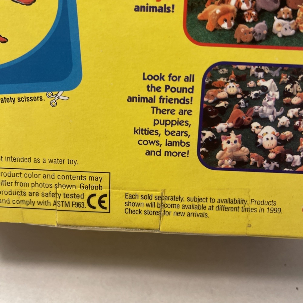 Pound Ocean Octopus Family Stuffed Toy Galoob 1999 New In Box Water Animals - Picture 13 of 16